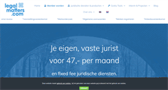 Desktop Screenshot of legalmatters.com