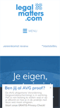 Mobile Screenshot of legalmatters.com