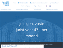 Tablet Screenshot of legalmatters.com