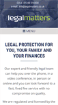 Mobile Screenshot of legalmatters.co.uk